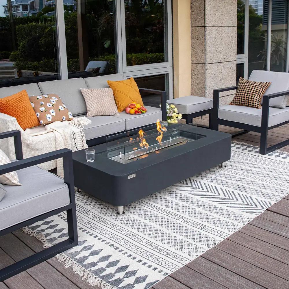 Elementi Sydney Ethanol Fire Pit 61.9 x 29.9 Inches by EnvelorHome