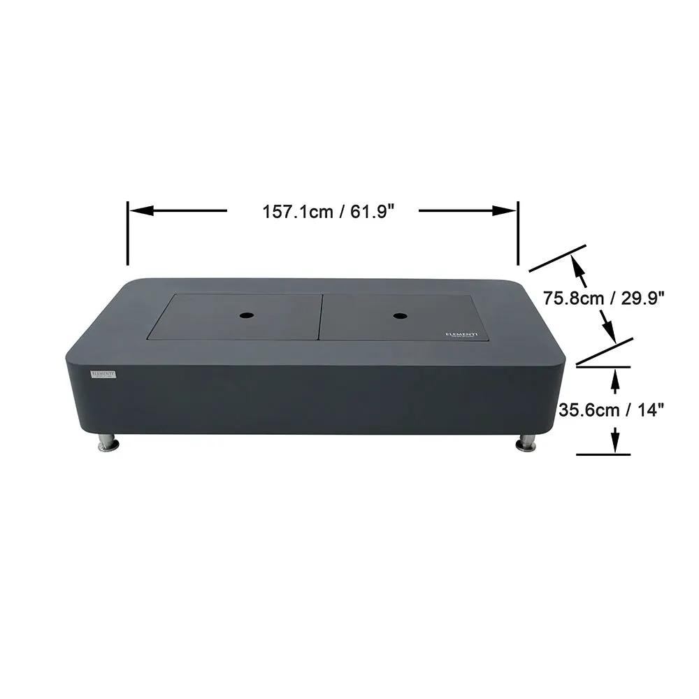 Elementi Sydney Ethanol Fire Pit 61.9 x 29.9 Inches by EnvelorHome
