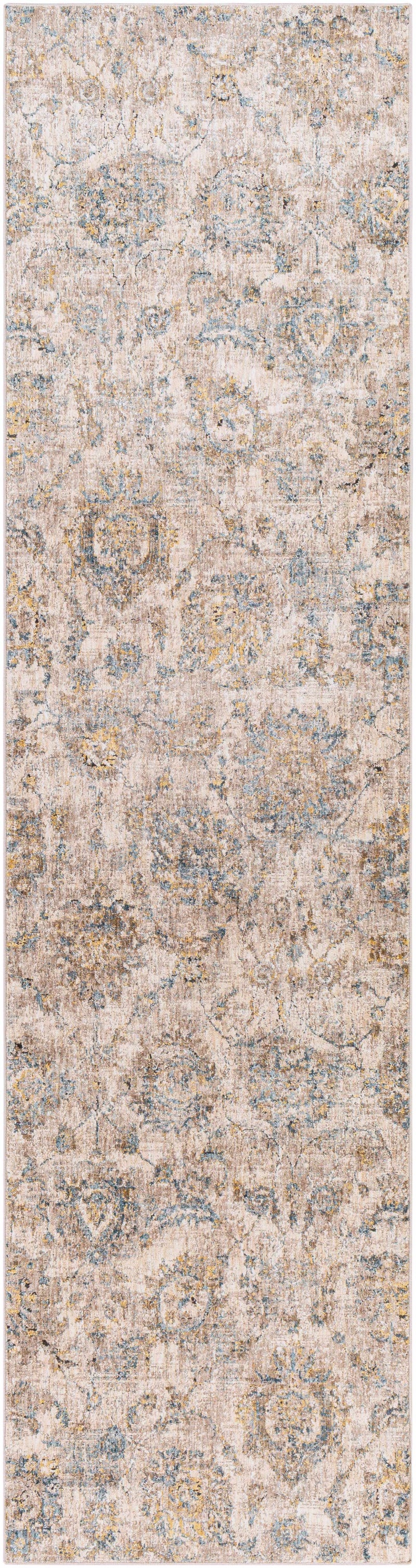 Morinville Teal Floral Rug by Boutique Rugs