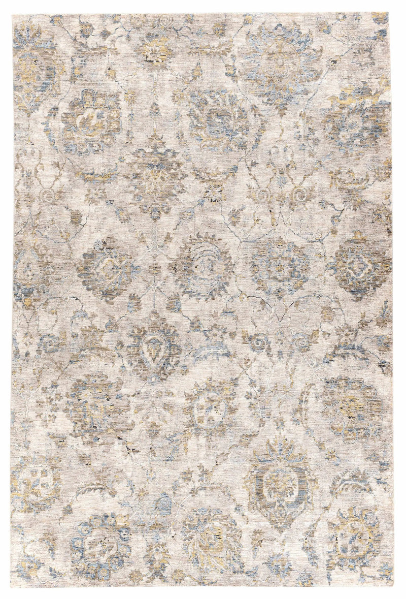 Morinville Teal Floral Rug by Boutique Rugs
