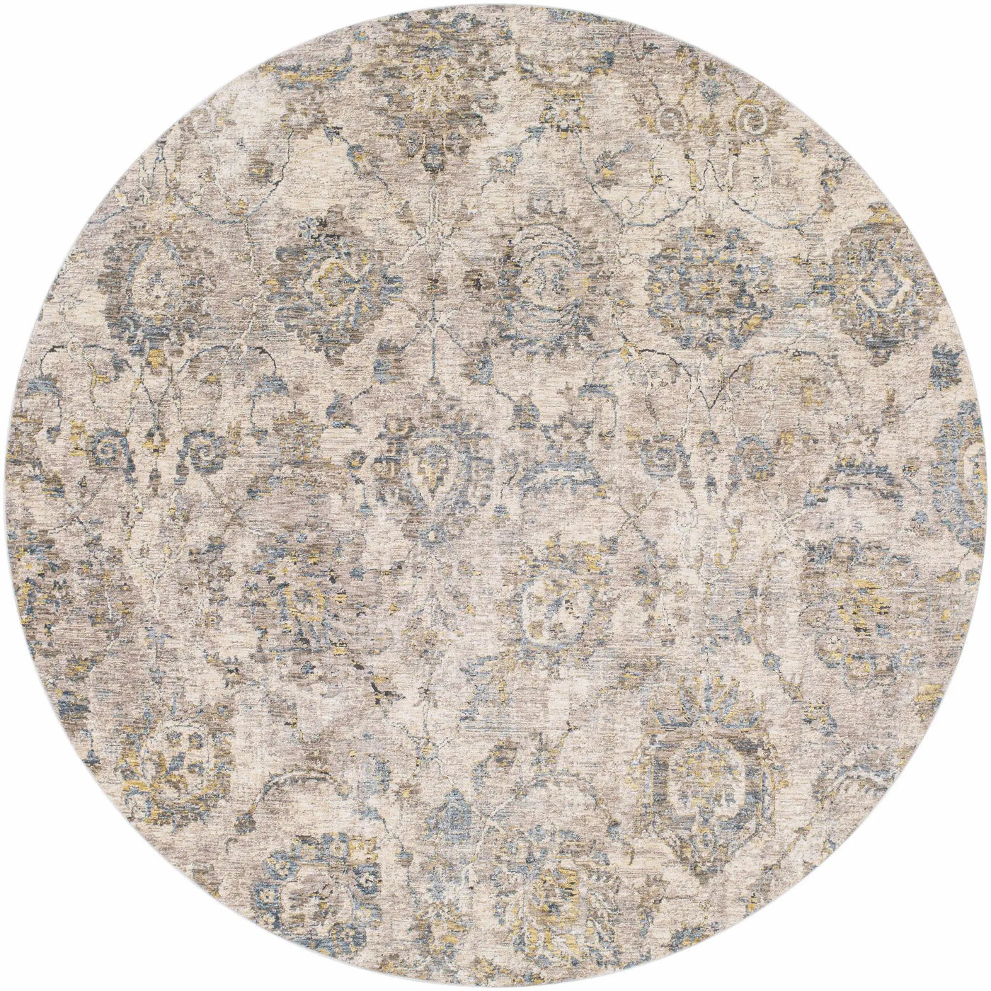 Morinville Teal Floral Rug by Boutique Rugs
