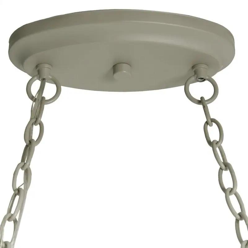 Rustic 2 Light 10 Hook Ceiling Mounted Hanging Pot Rack in Slate Gray by HomePacific