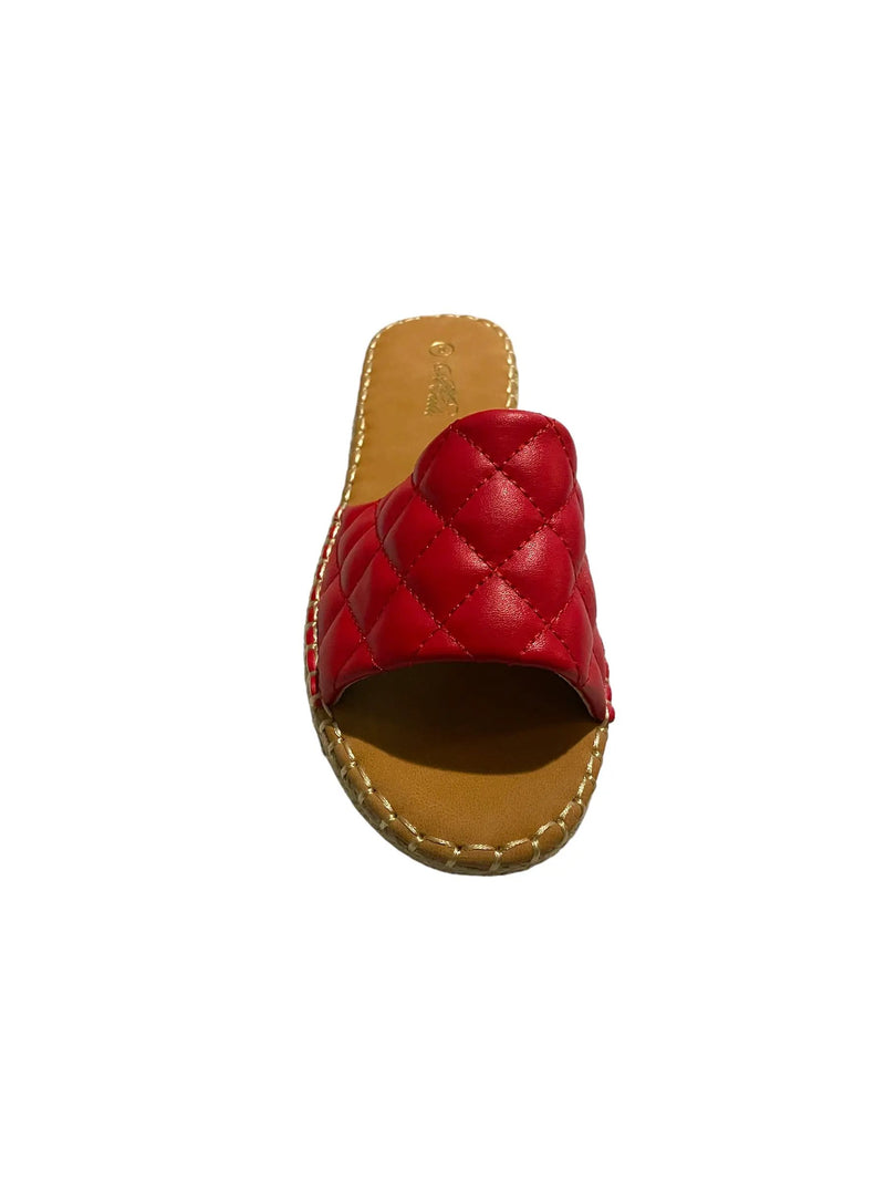 Mata Shoes Fable Flat Slide on Red Size 8 by Selzalot