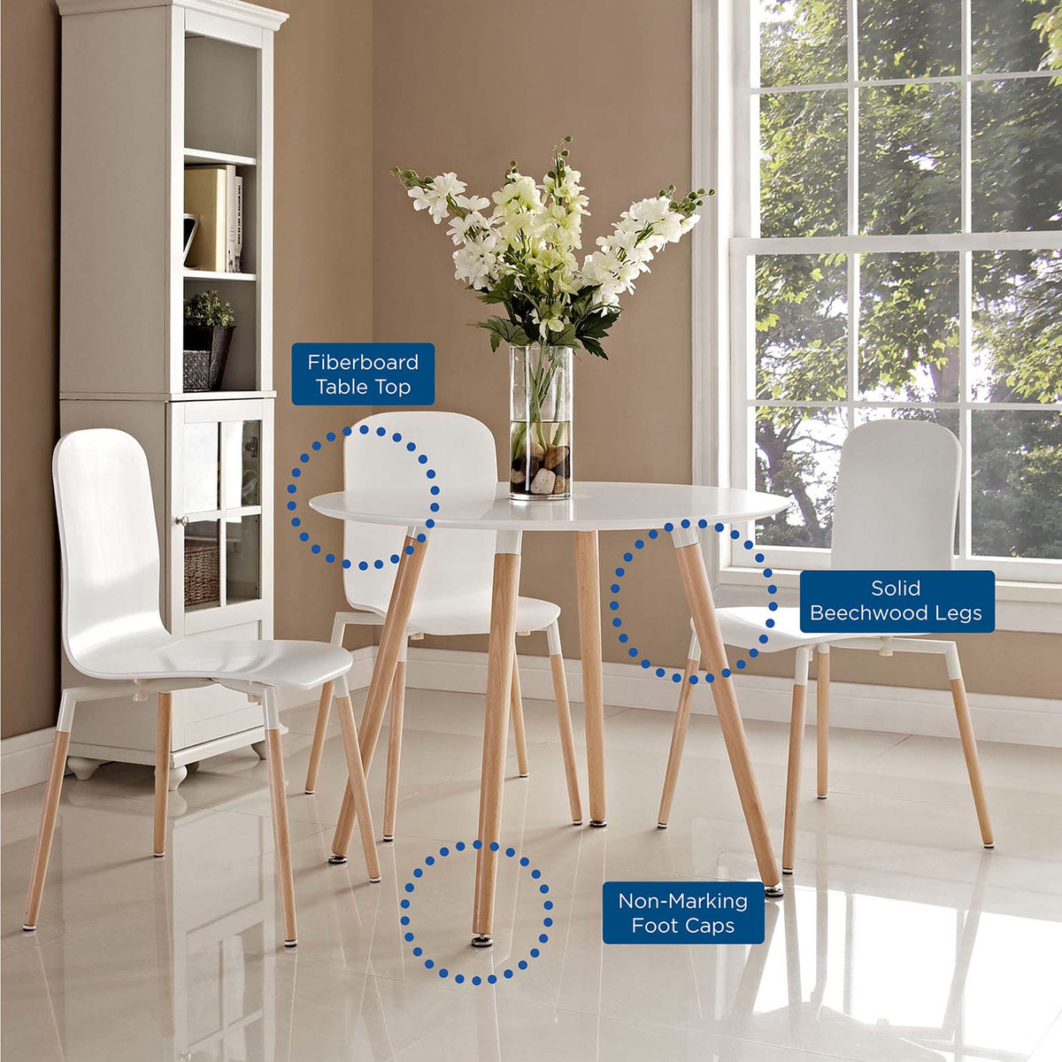 Track Round Dining Table by Modway, photo 4 of 5