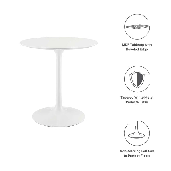Lippa Round Wood Dining Table by Modway, photo 2 of 203