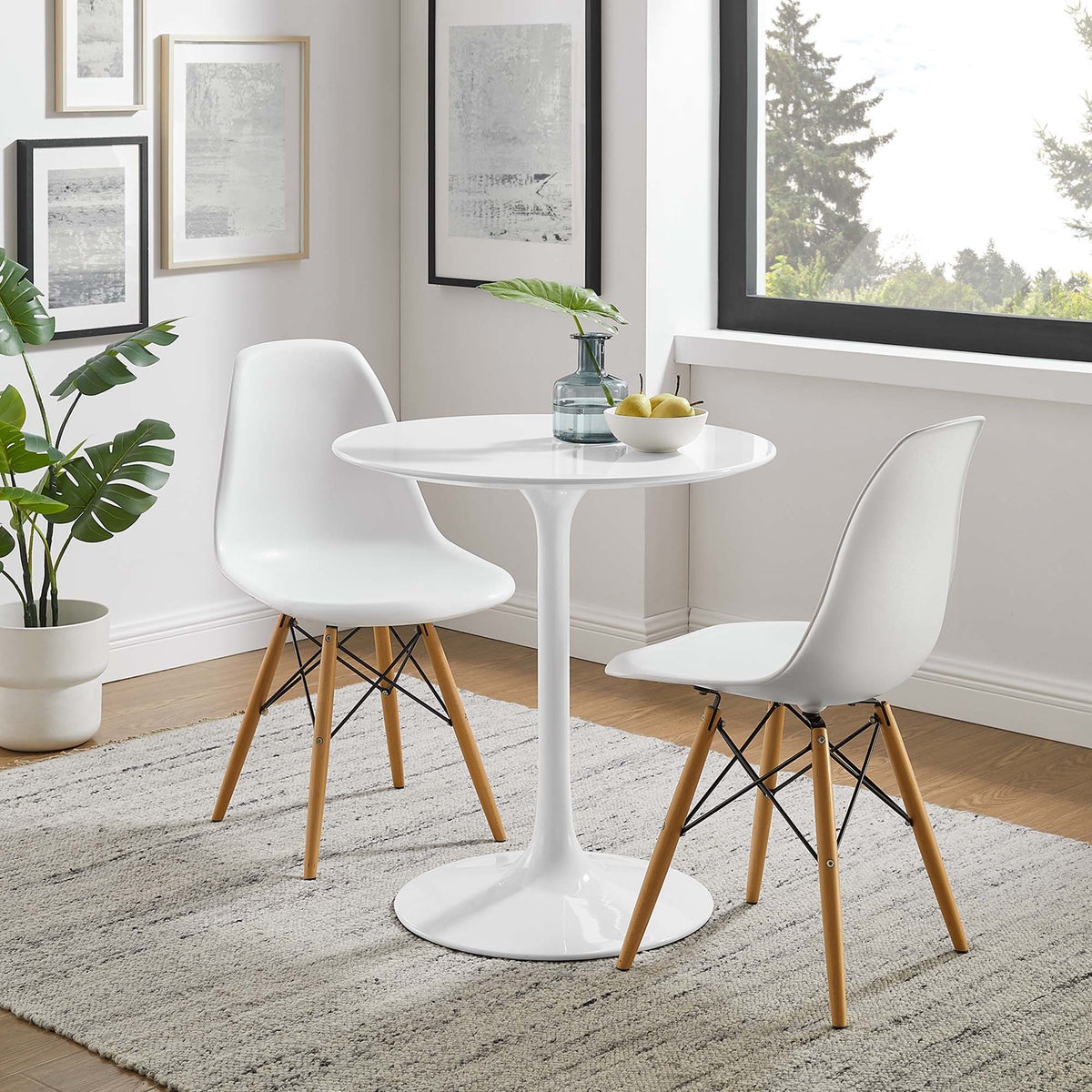 Lippa Round Wood Dining Table by Modway, photo 6 of 63