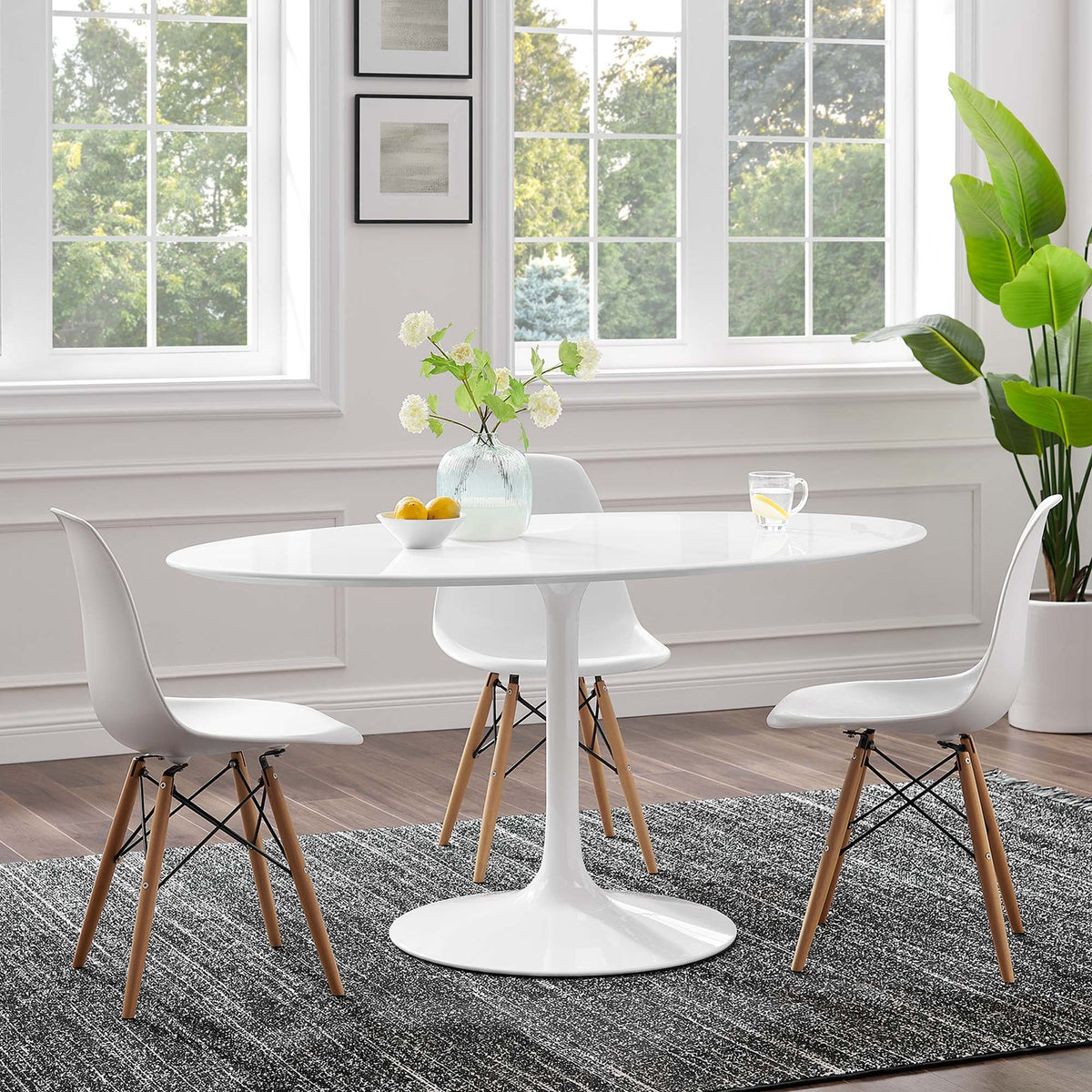 Lippa Oval Wood Dining Table by Modway, photo 13 of 14