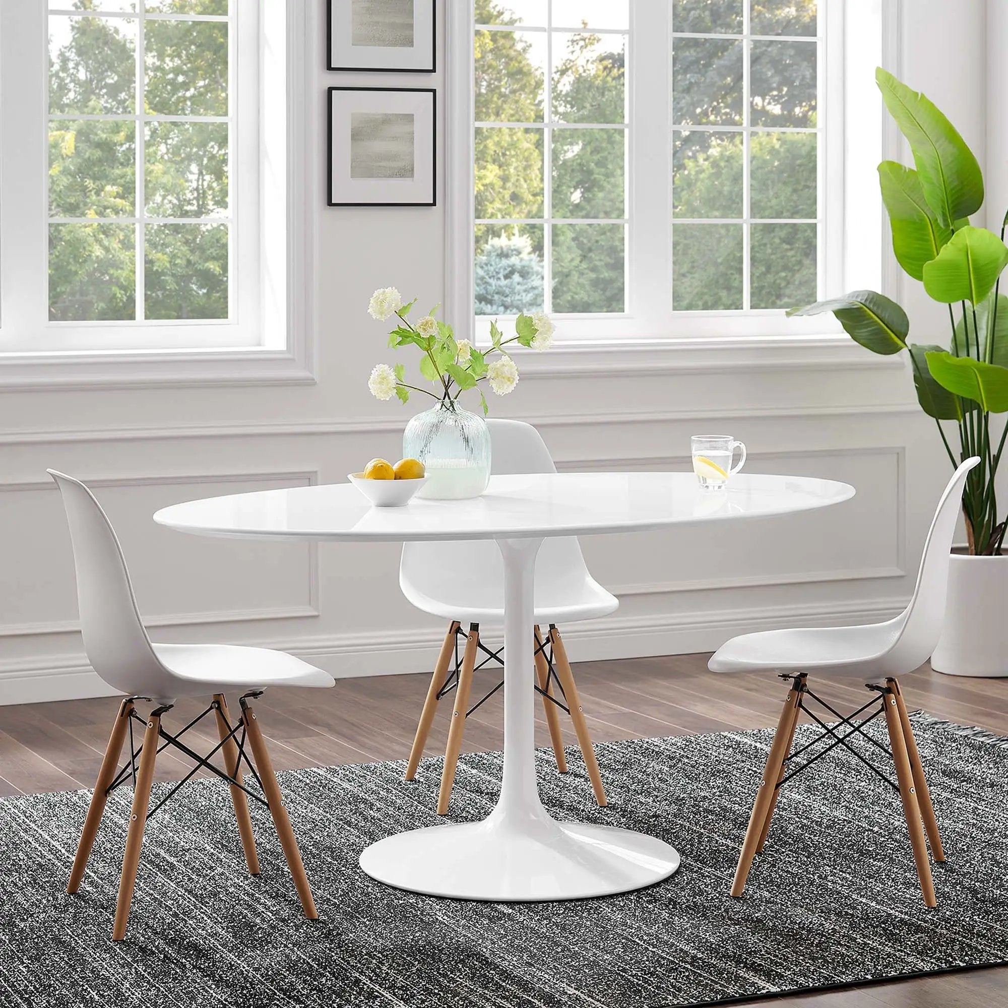 Lippa 60" Oval Wood Dining Table by Modway by HouseOfZazla
