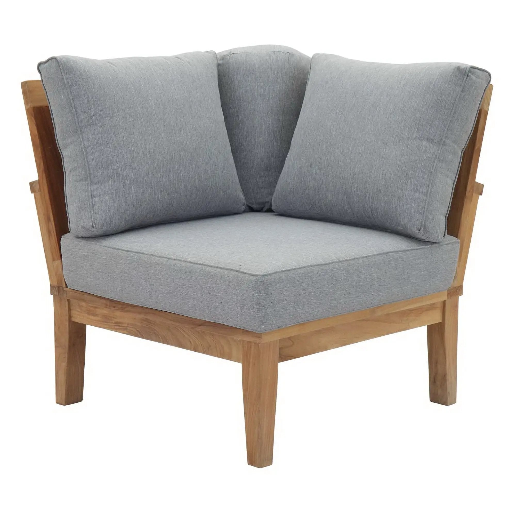 Marina Outdoor Patio Teak Corner Sofa by Modway by HouseOfZazla
