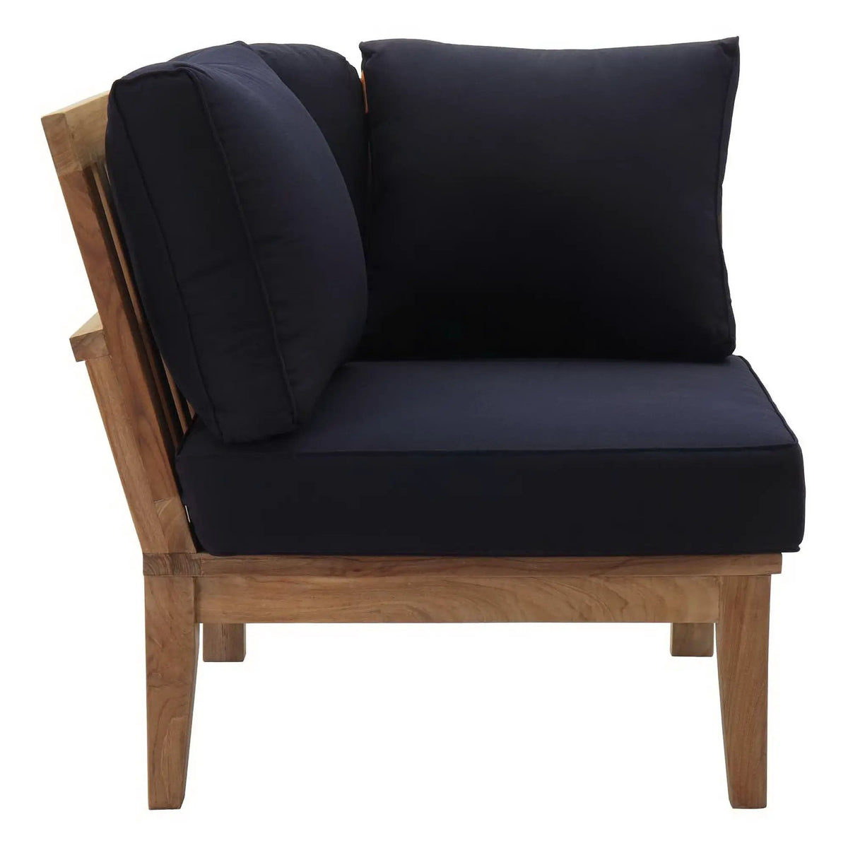 Marina Outdoor Patio Teak Corner Sofa by Modway by HouseOfZazla