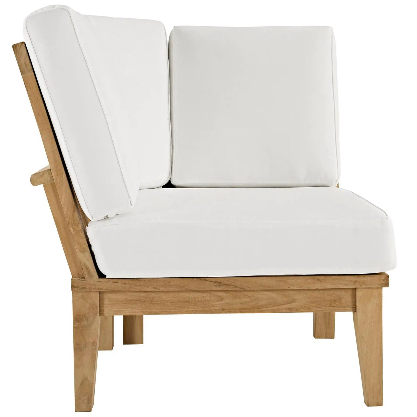 Marina Outdoor Patio Teak Corner Sofa by Modway by HouseOfZazla