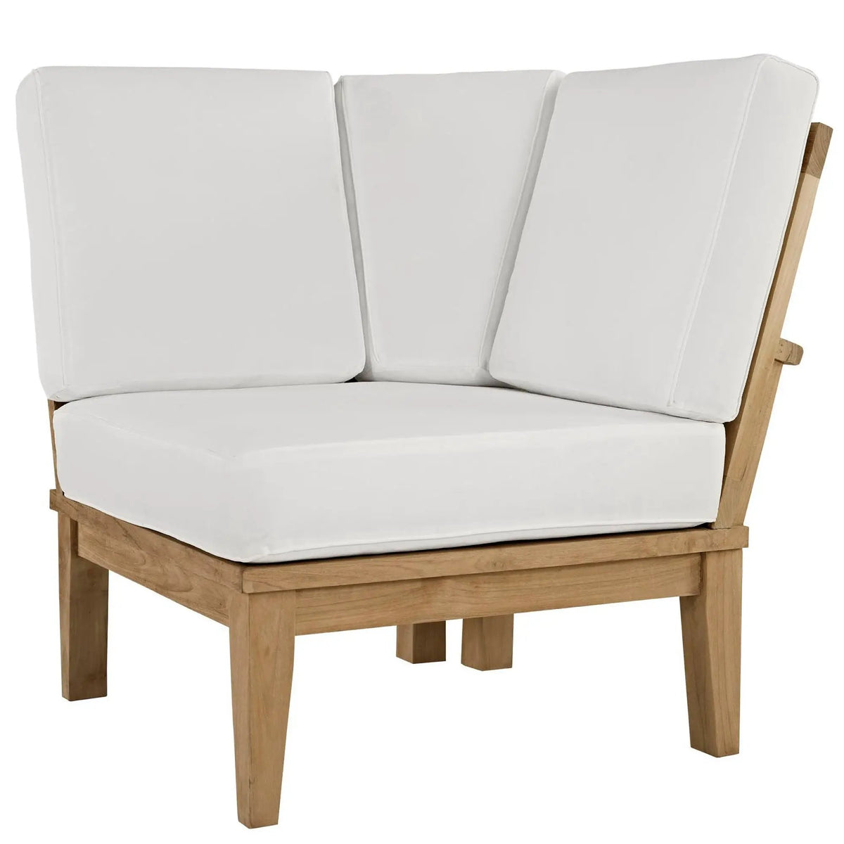 Marina Outdoor Patio Teak Corner Sofa by Modway by HouseOfZazla