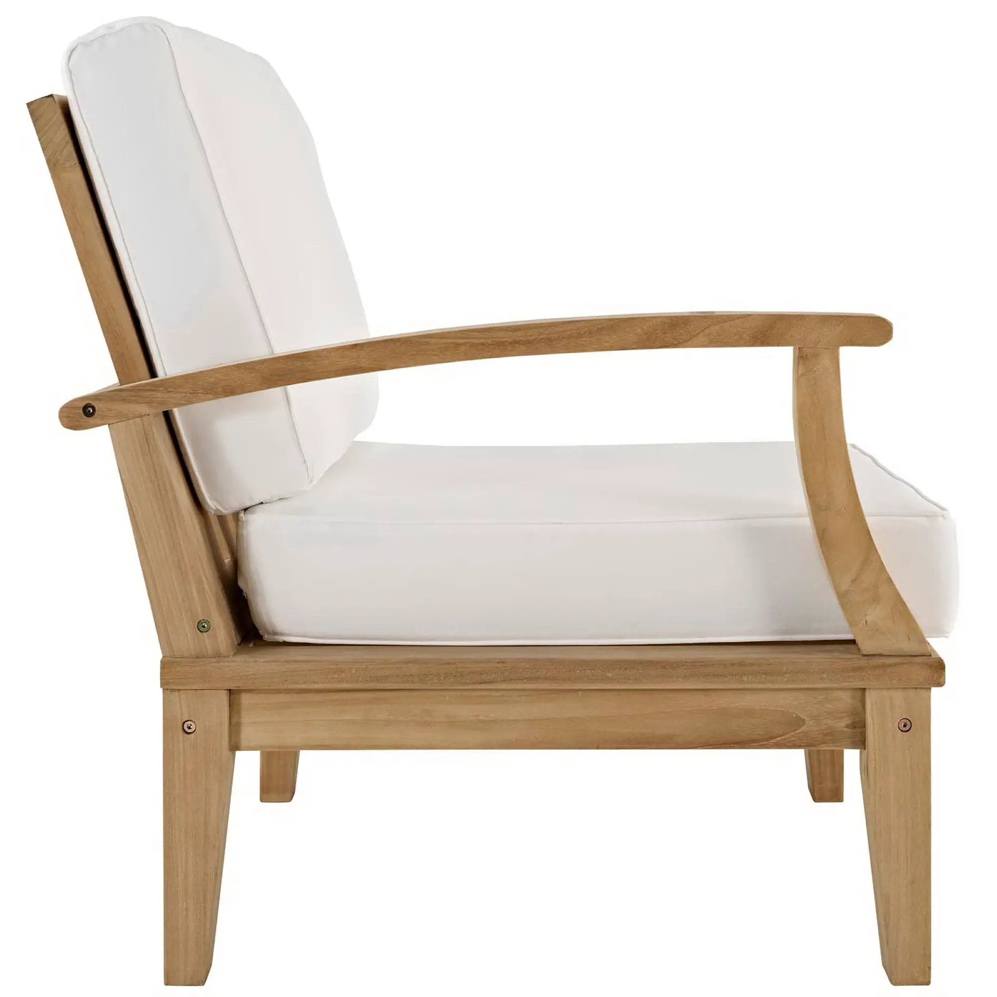 Marina Outdoor Patio Teak Left-Facing Sofa by Modway by HouseOfZazla