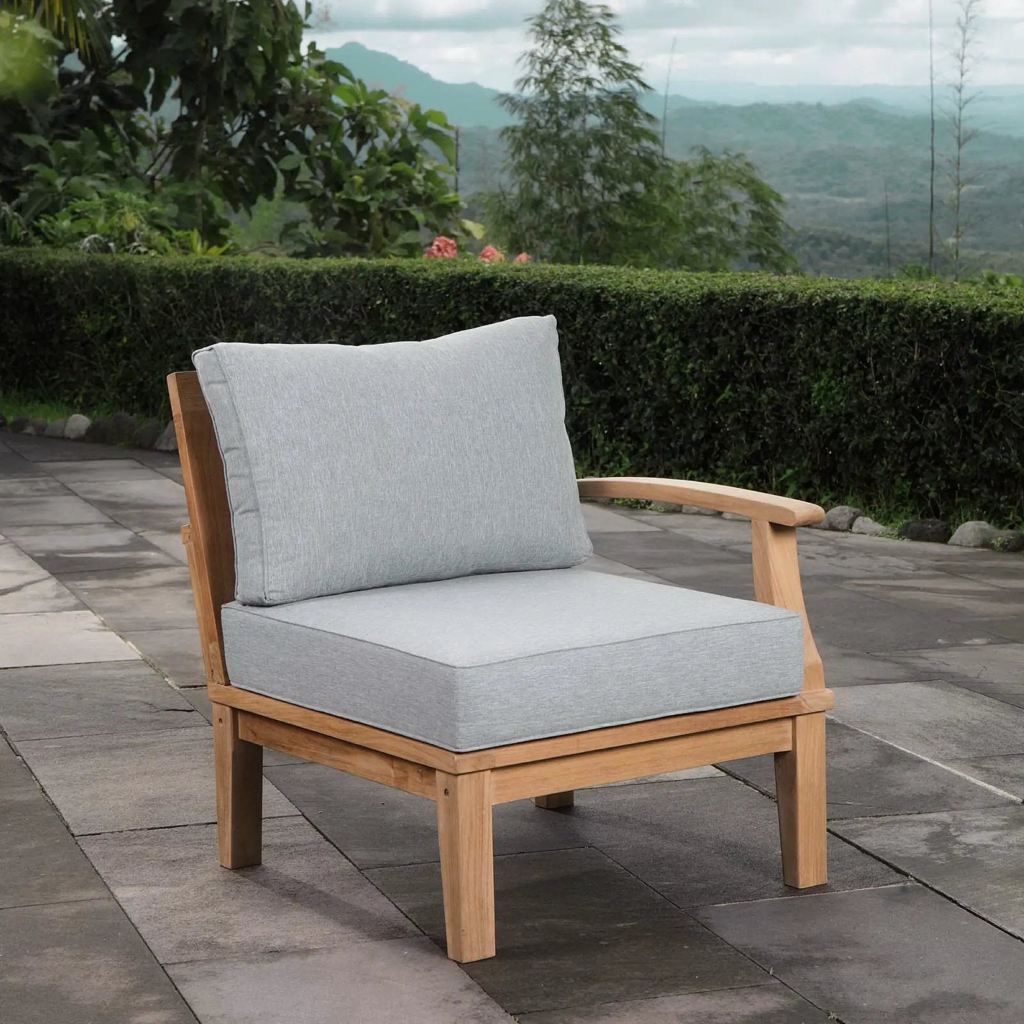 Marina Outdoor Patio Teak Right-Facing Sofa by Modway by HouseOfZazla