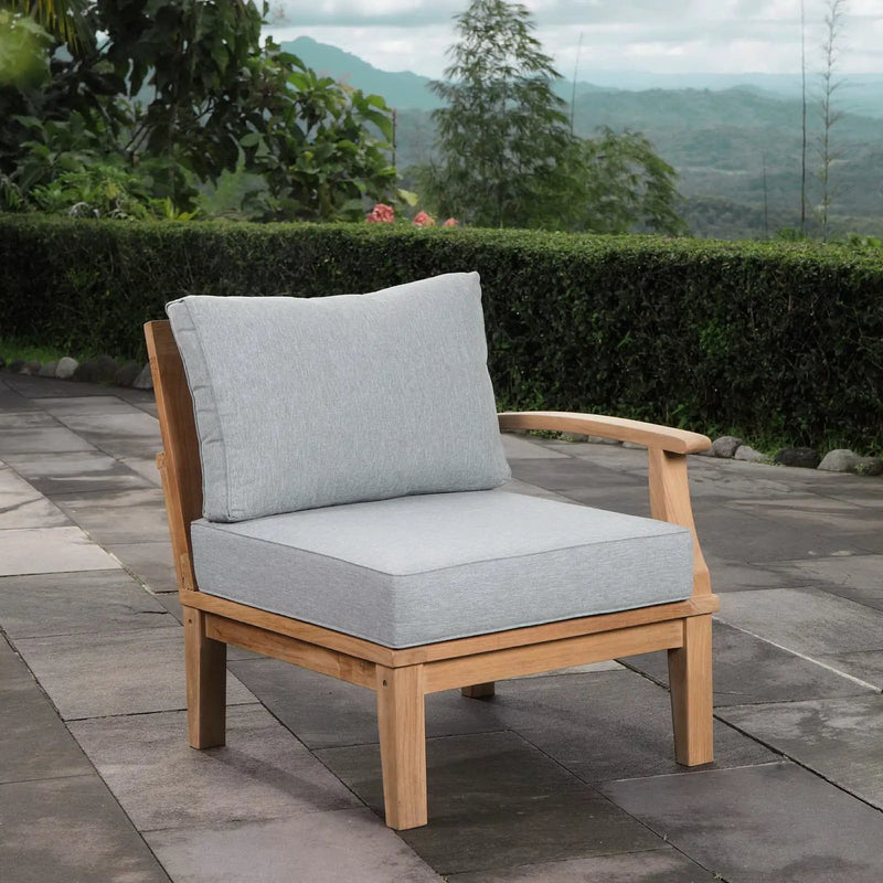 Marina Outdoor Patio Teak Right-Facing Sofa by Modway by HouseOfZazla