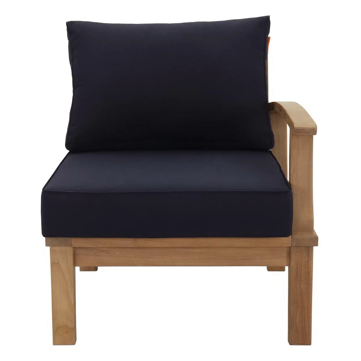 Marina Outdoor Patio Teak Right-Facing Sofa by Modway by HouseOfZazla