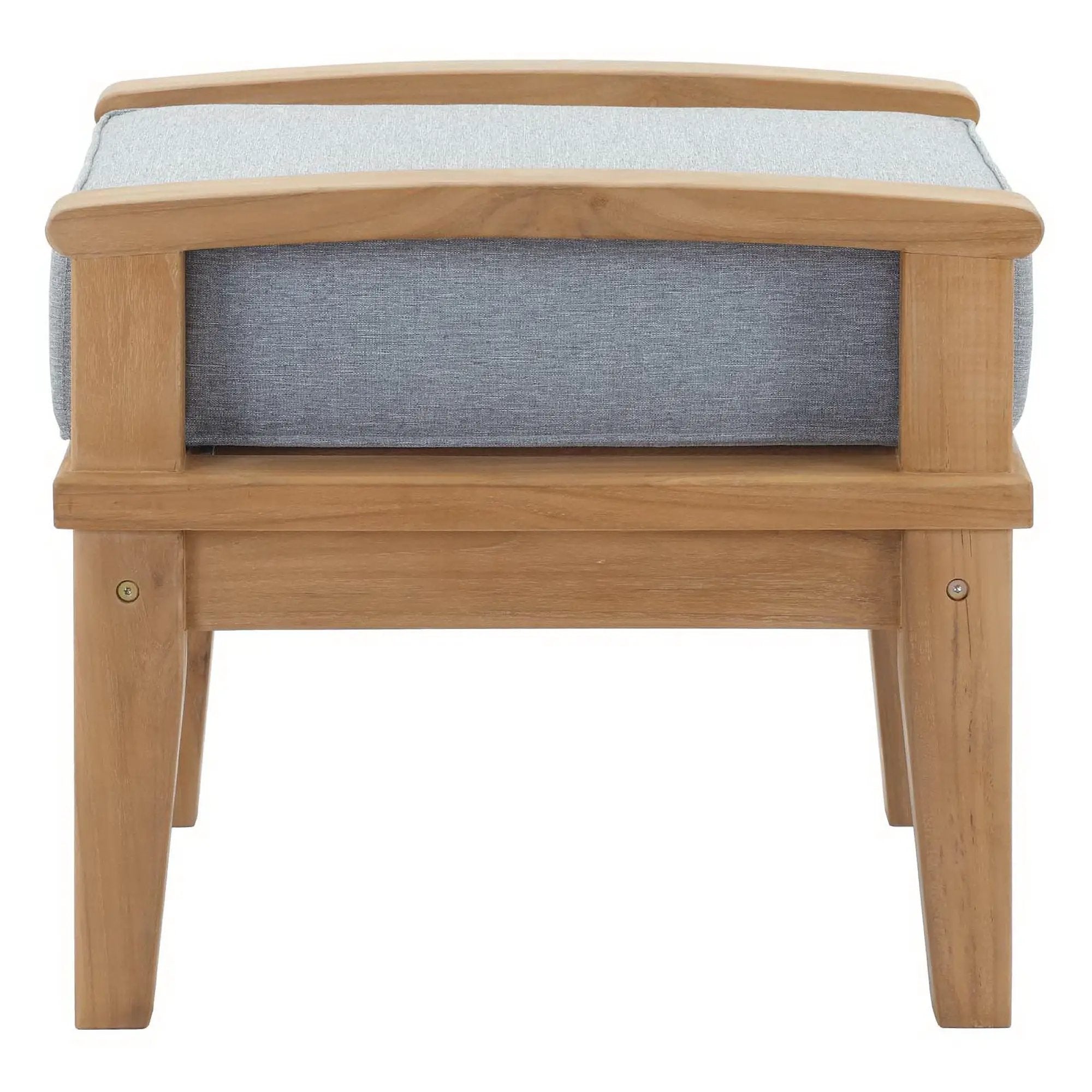Marina Outdoor Patio Teak Ottoman by Modway by HouseOfZazla