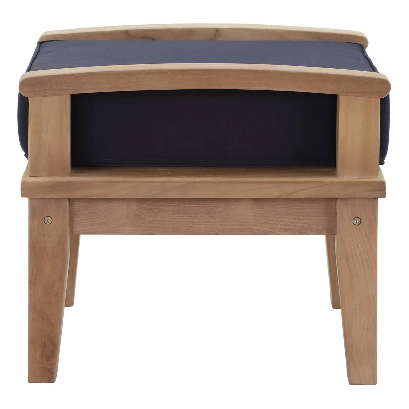 Marina Outdoor Patio Teak Ottoman by Modway by HouseOfZazla