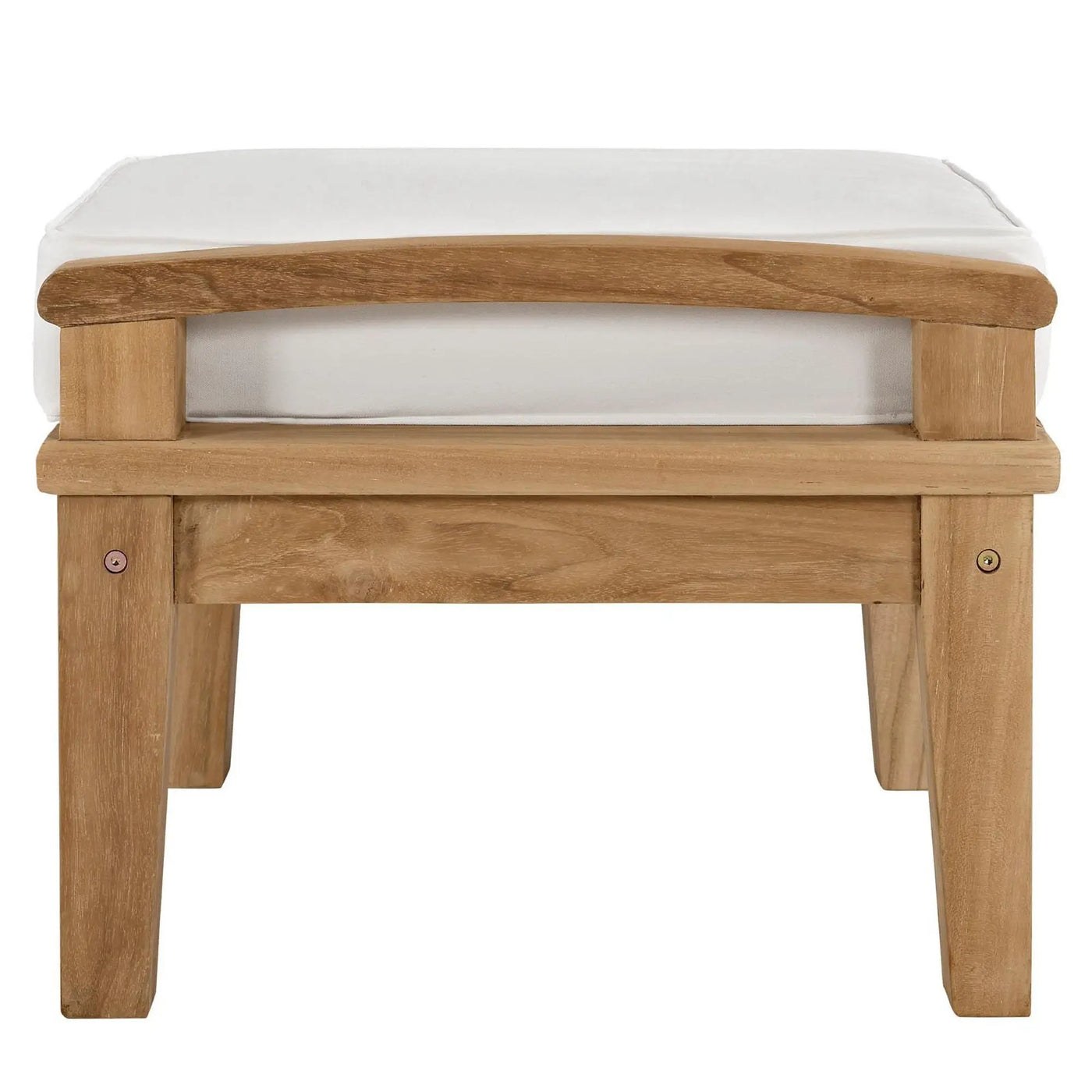 Marina Outdoor Patio Teak Ottoman by Modway by HouseOfZazla
