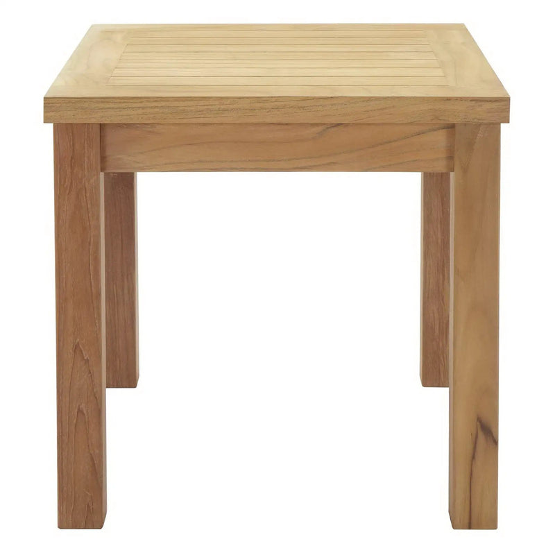 Marina Outdoor Patio Teak Side Table by Modway by HouseOfZazla
