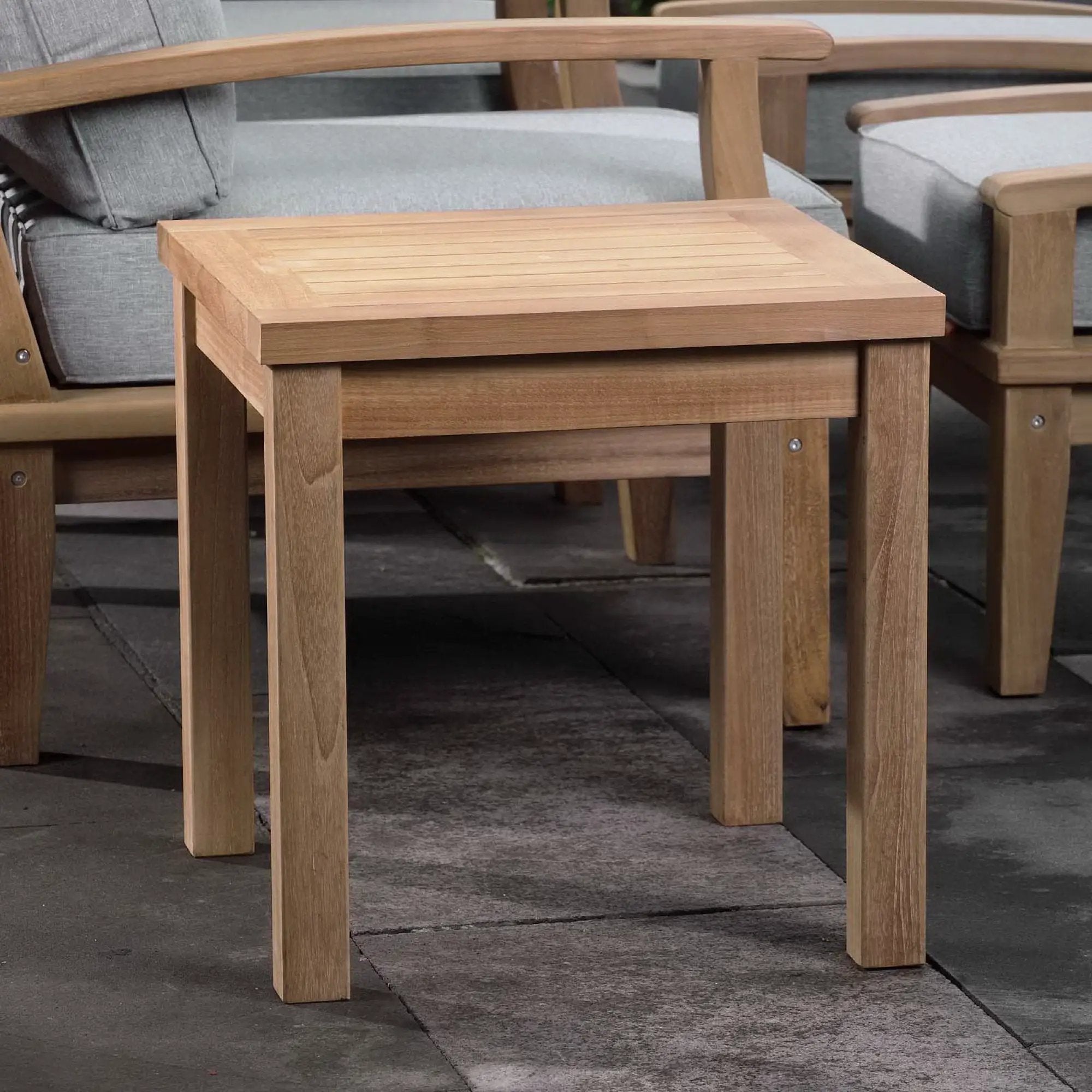 Marina Outdoor Patio Teak Side Table by Modway by HouseOfZazla