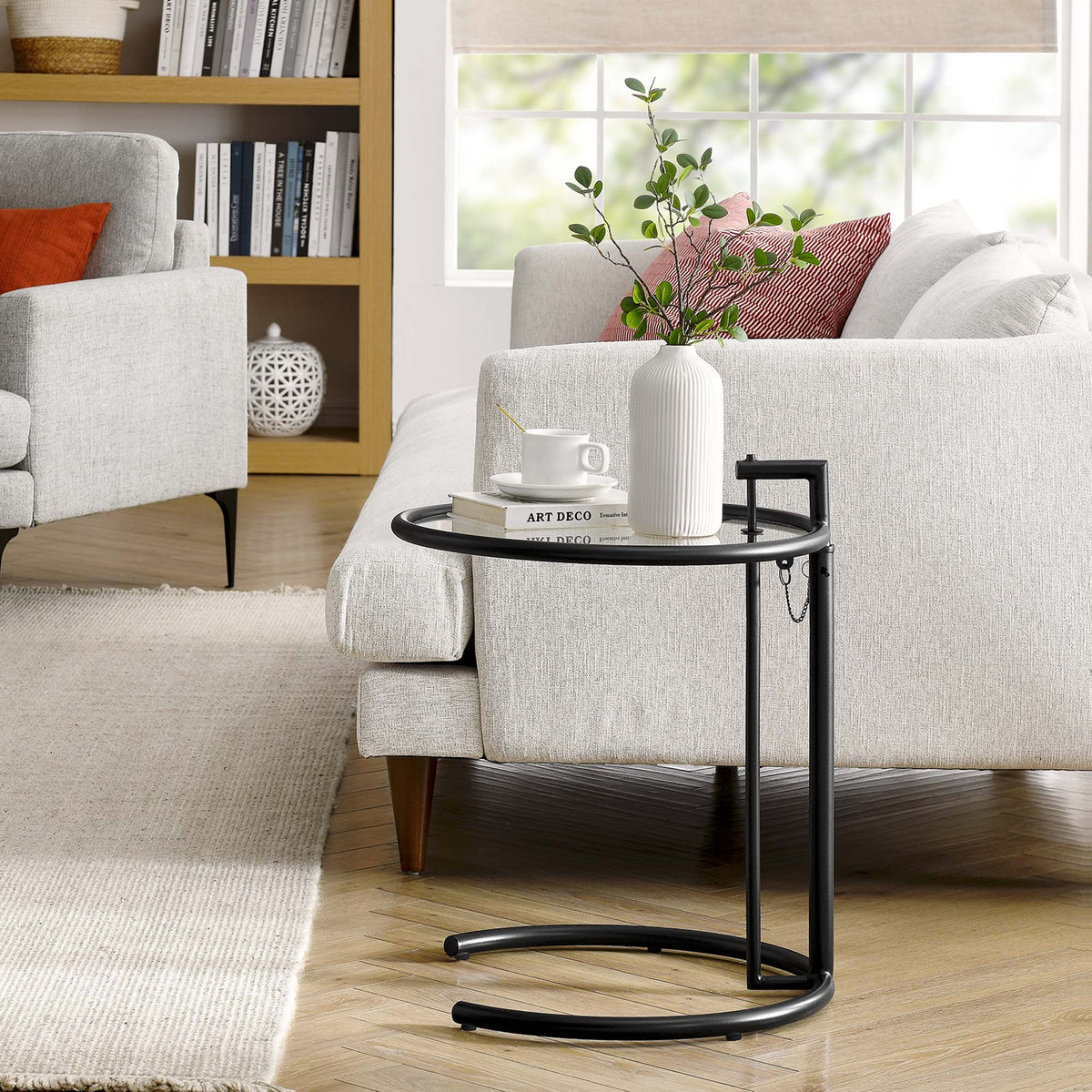 Eileen Gray Metal Side Table by Modway, photo 9 of 20