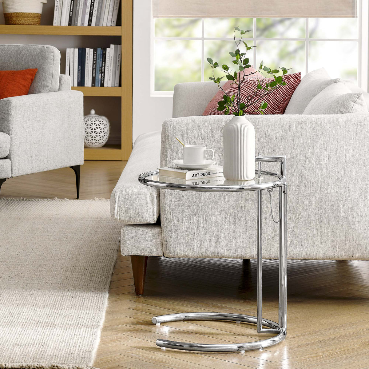 Eileen Gray Metal Side Table by Modway, photo 19 of 20