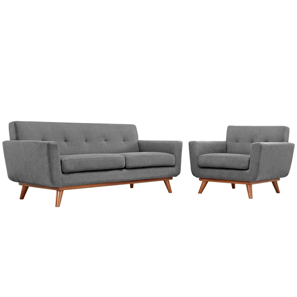 Engage Armchair and Loveseat Set of 2 by Modway, photo 13 of 18