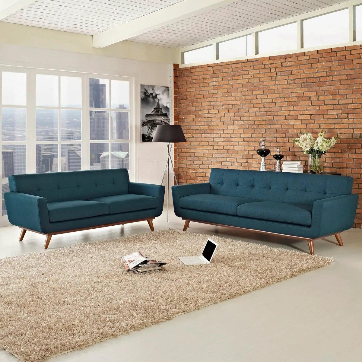 Engage Loveseat and Sofa Set of 2 by Modway by HouseOfZazla