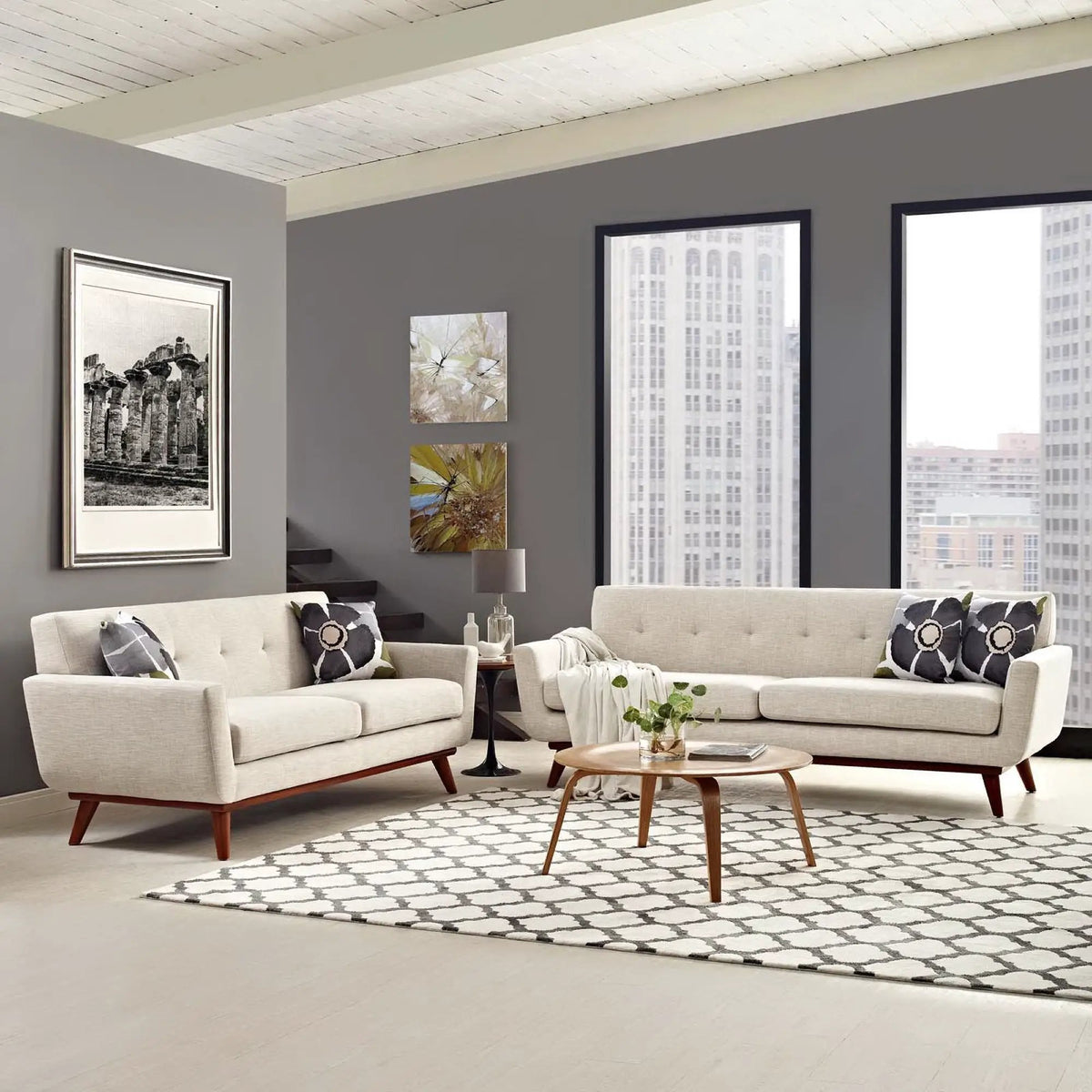 Engage Loveseat and Sofa Set of 2 by Modway by HouseOfZazla