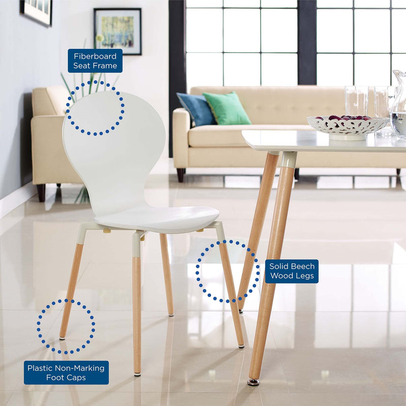 Path Dining Chair Set of 4 by Modway, photo 5 of 5