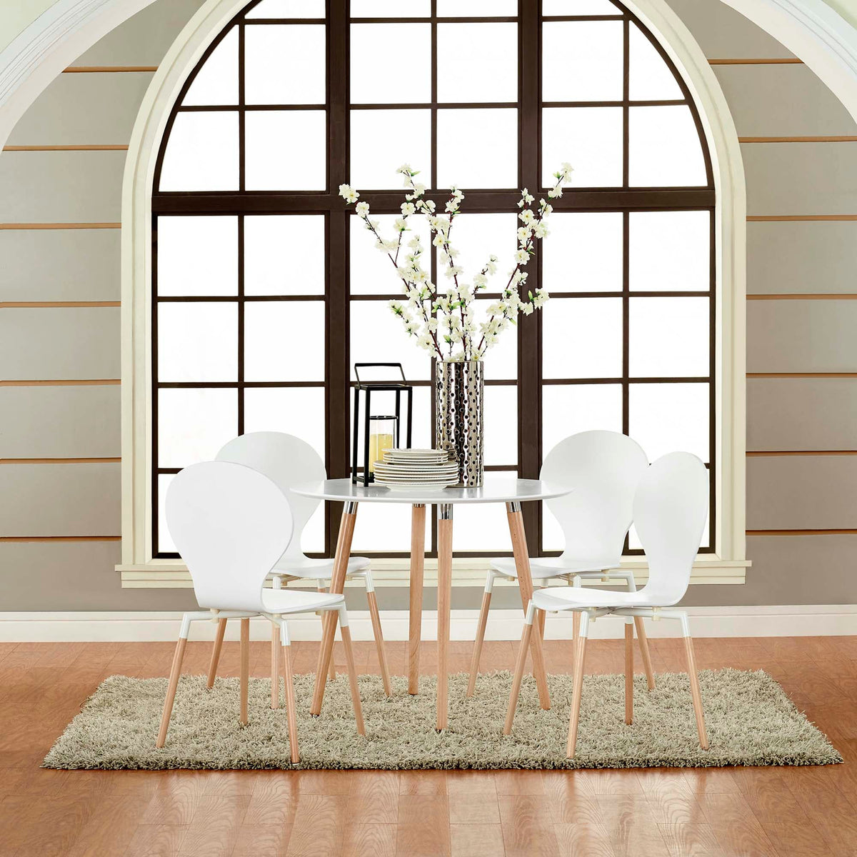 Path Dining Chair Set of 4 by Modway, photo 4 of 5