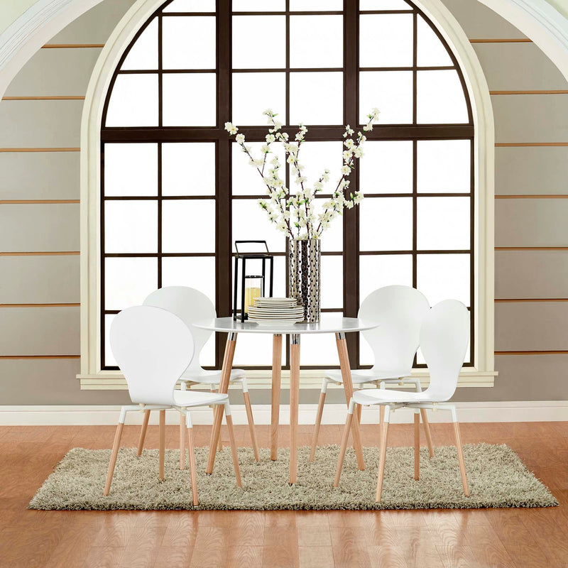 Path Dining Chair Set of 4 by Modway, photo 4 of 5