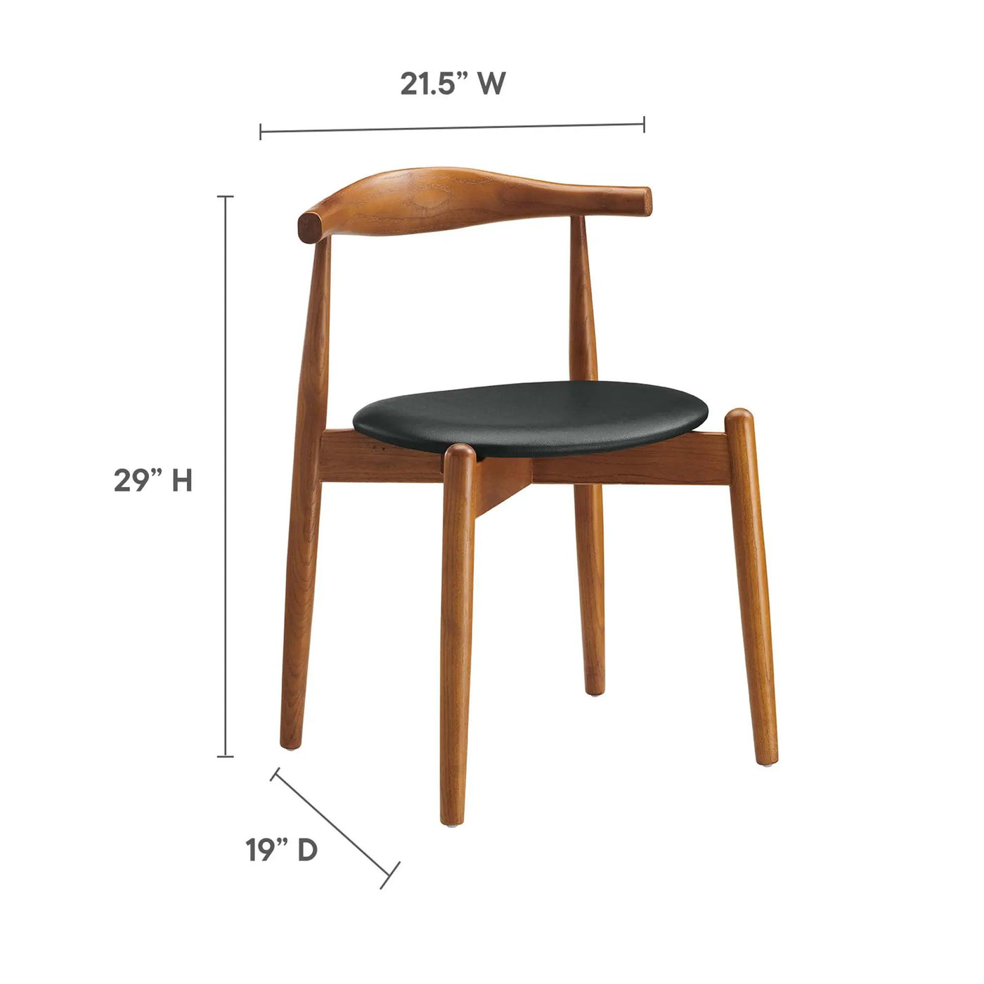 Stalwart Dining Side Chairs Set of 2 by Modway by HouseOfZazla