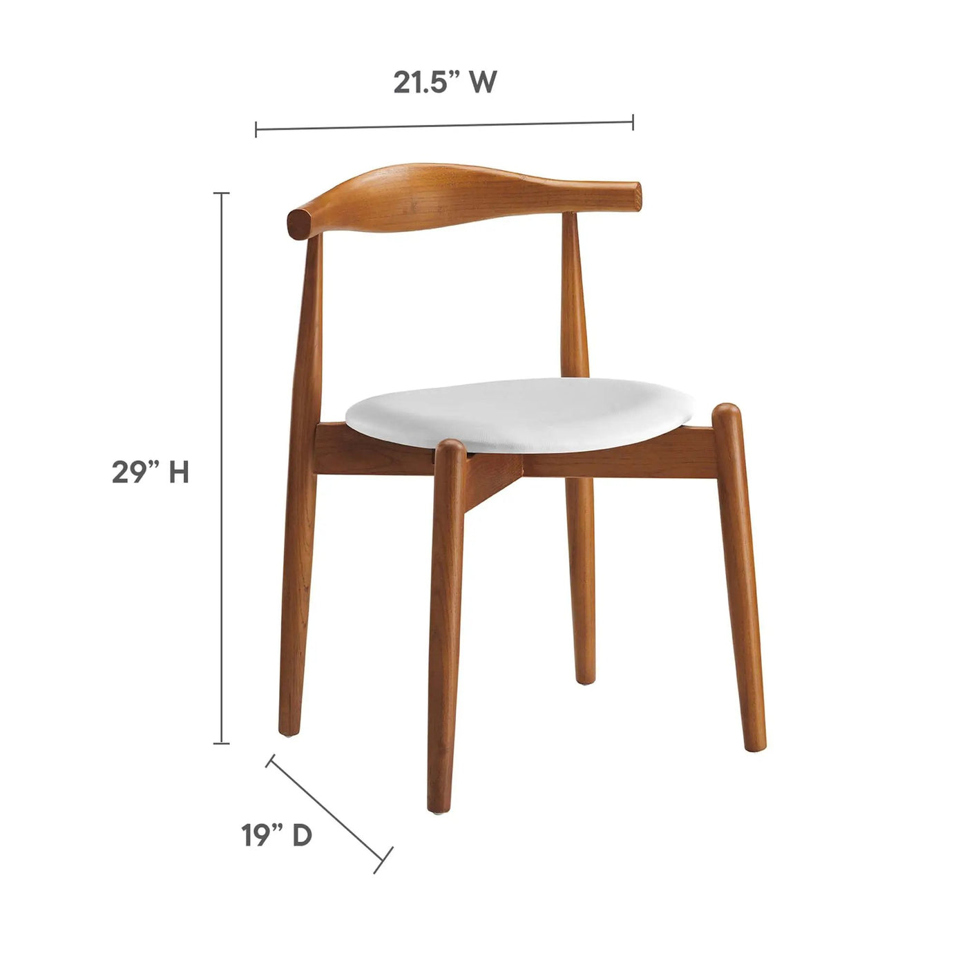 Stalwart Dining Side Chairs Set of 2 by Modway by HouseOfZazla