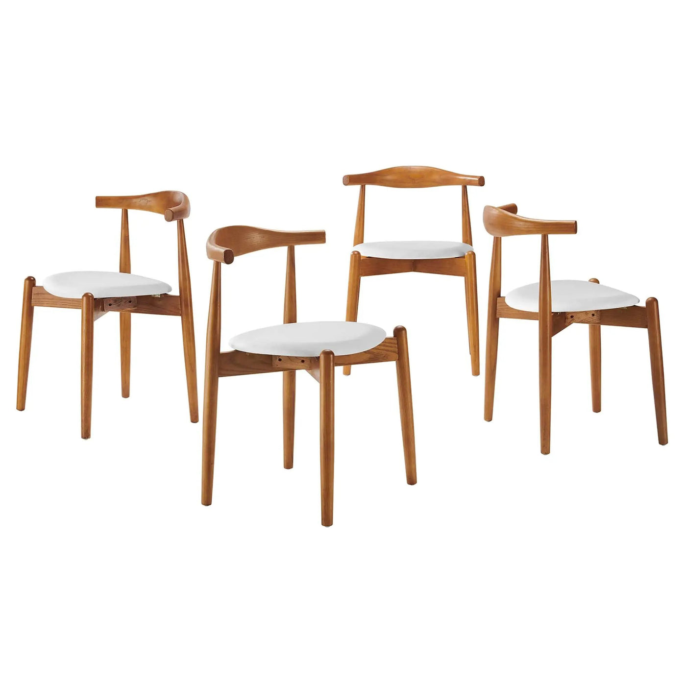 Stalwart Dining Side Chairs Set of 4 by Modway by HouseOfZazla