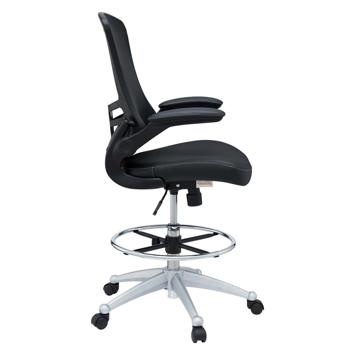 Attainment Vinyl Drafting Chair by Modway, photo 5 of 25
