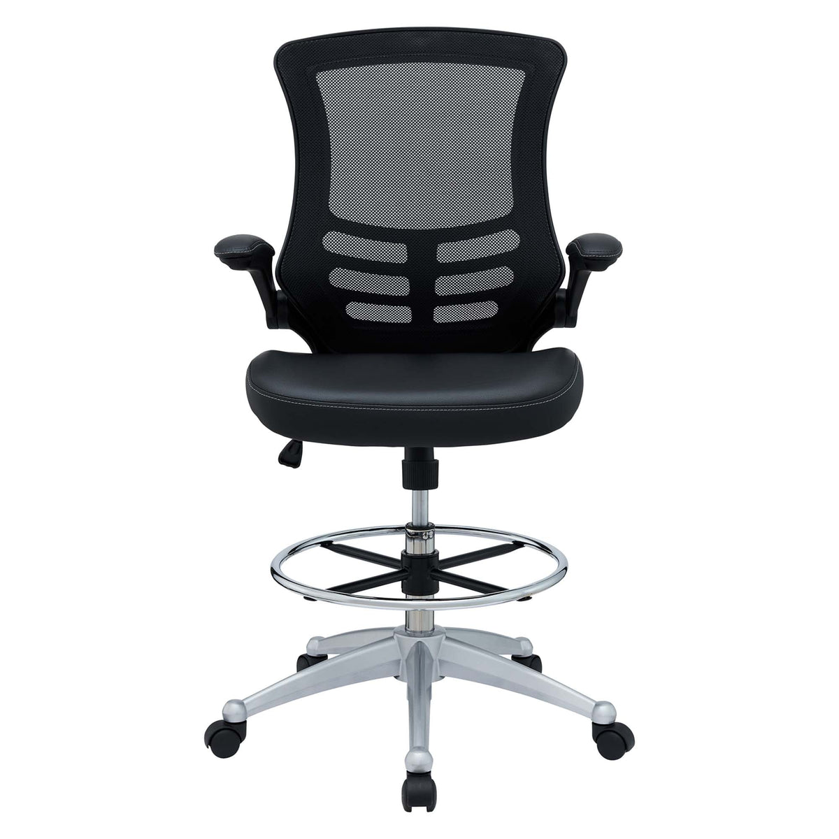 Attainment Vinyl Drafting Chair by Modway, photo 8 of 25