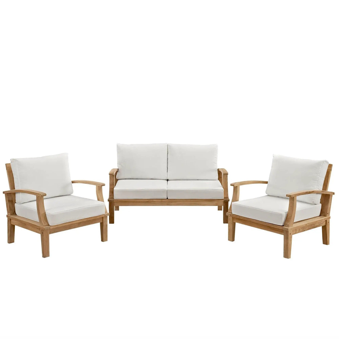 Marina 3 Piece Outdoor Patio Teak Set by Modway by HouseOfZazla