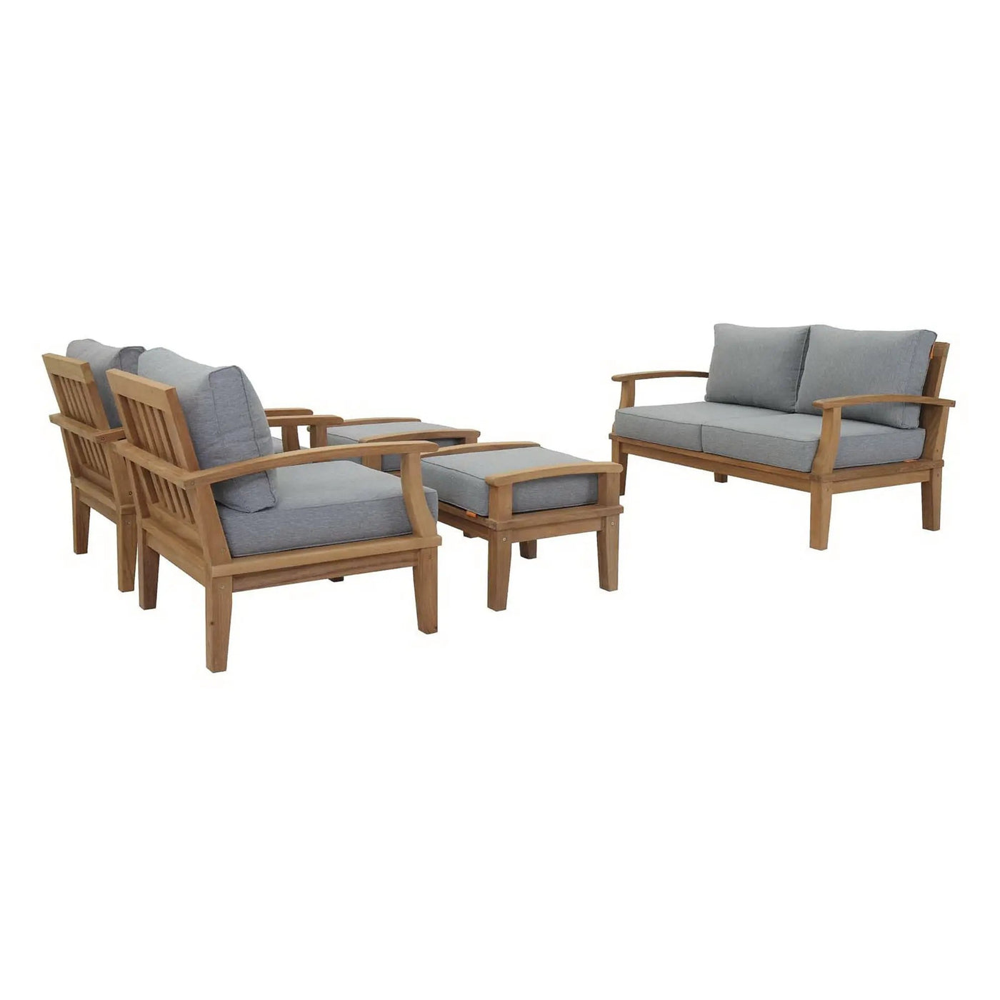 Marina 5 Piece Outdoor Patio Teak Set by Modway by HouseOfZazla