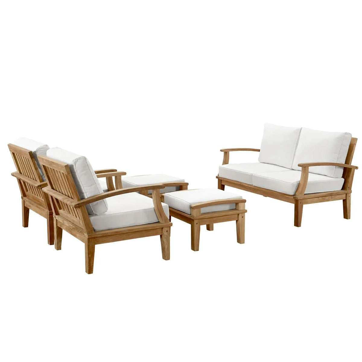 Marina 5 Piece Outdoor Patio Teak Set by Modway by HouseOfZazla