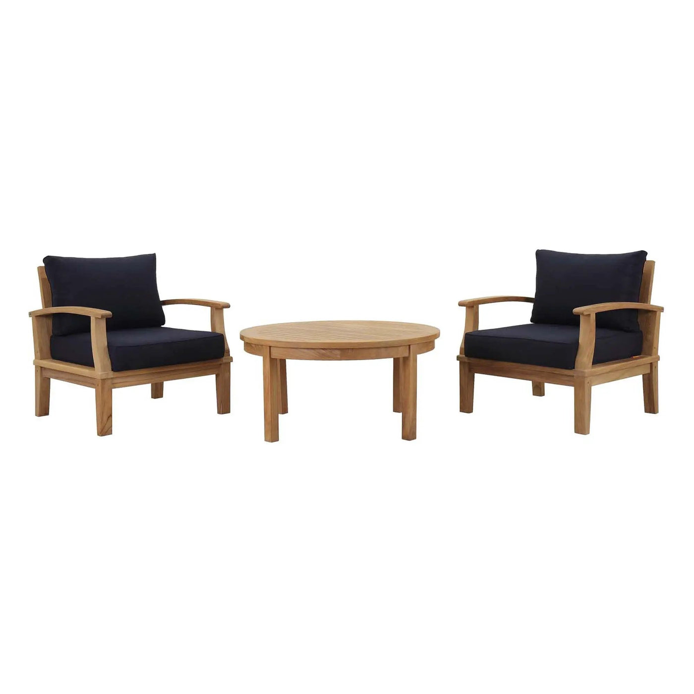 Marina 3 Piece Outdoor Patio Teak Set by Modway by HouseOfZazla