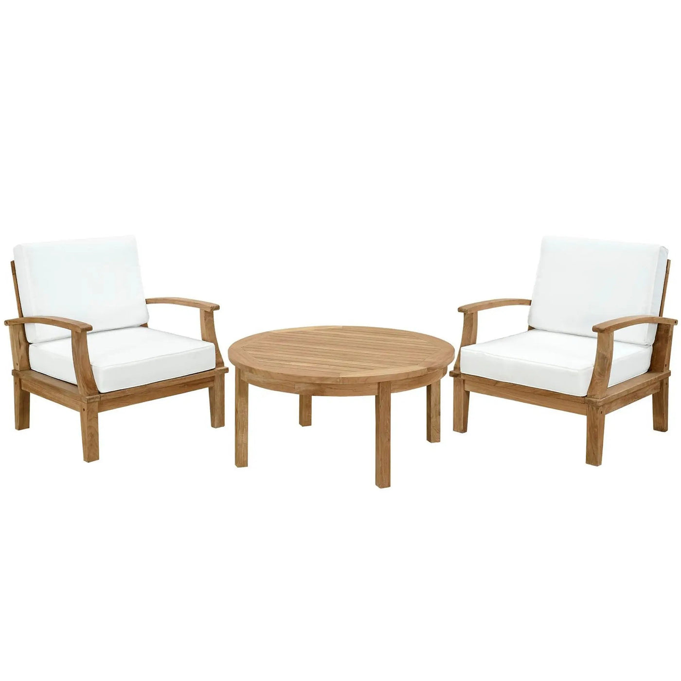 Marina 3 Piece Outdoor Patio Teak Set by Modway by HouseOfZazla