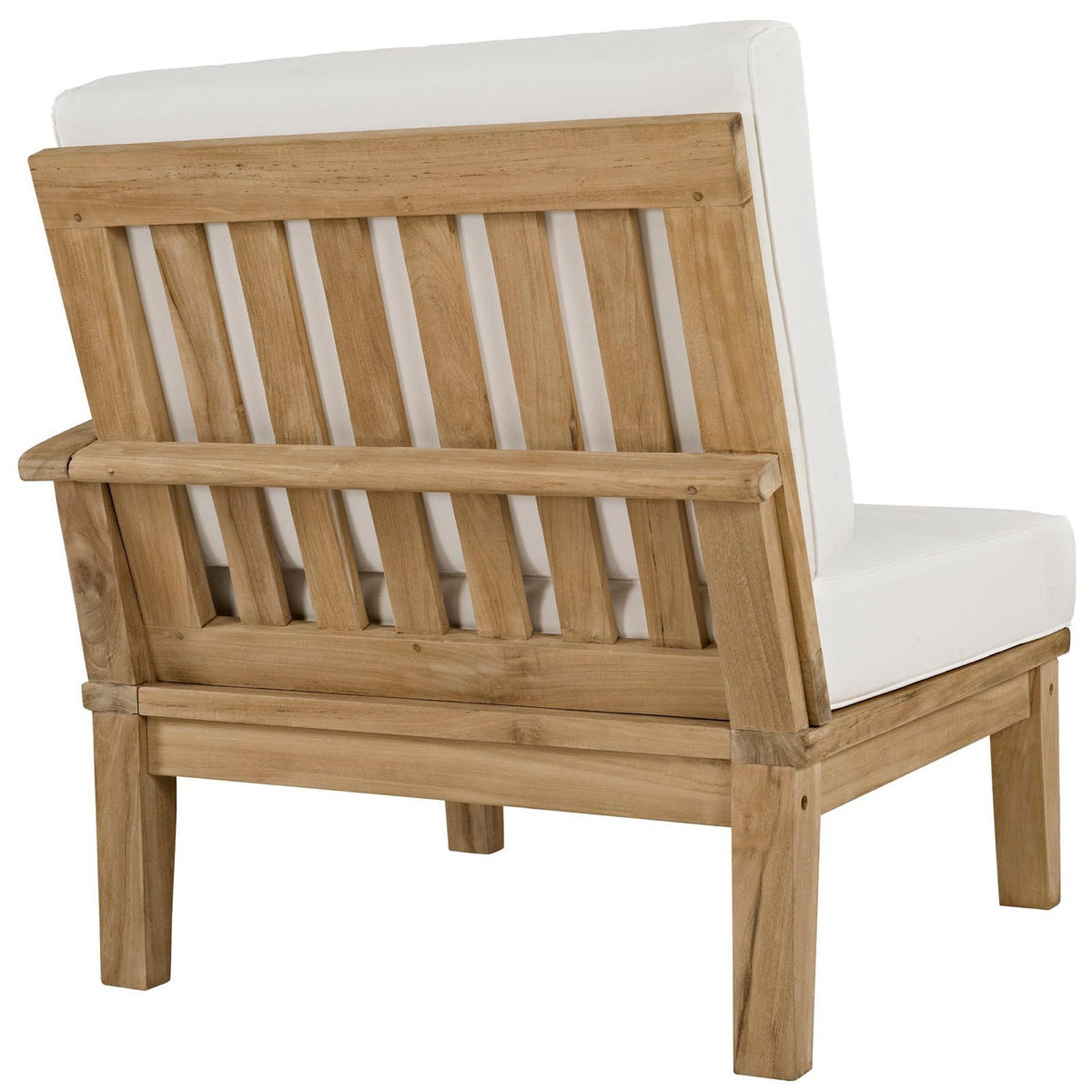 Marina 10 Piece Outdoor Patio Teak Set by Modway - Natural Gray / Natural Navy / Natural White (EEI-1480), photo 33 of 34