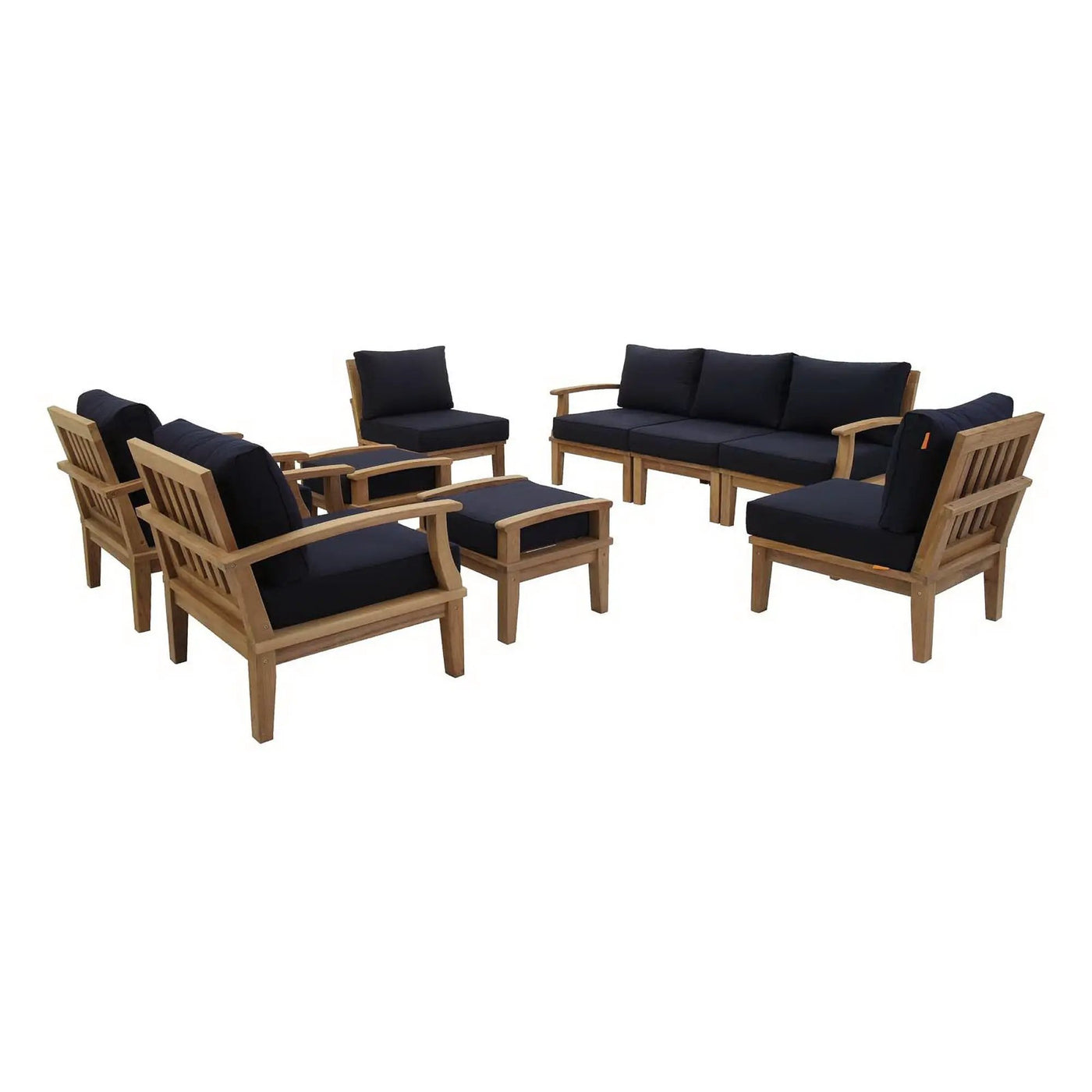 Marina 9 Piece Outdoor Patio Teak Set by Modway by HouseOfZazla