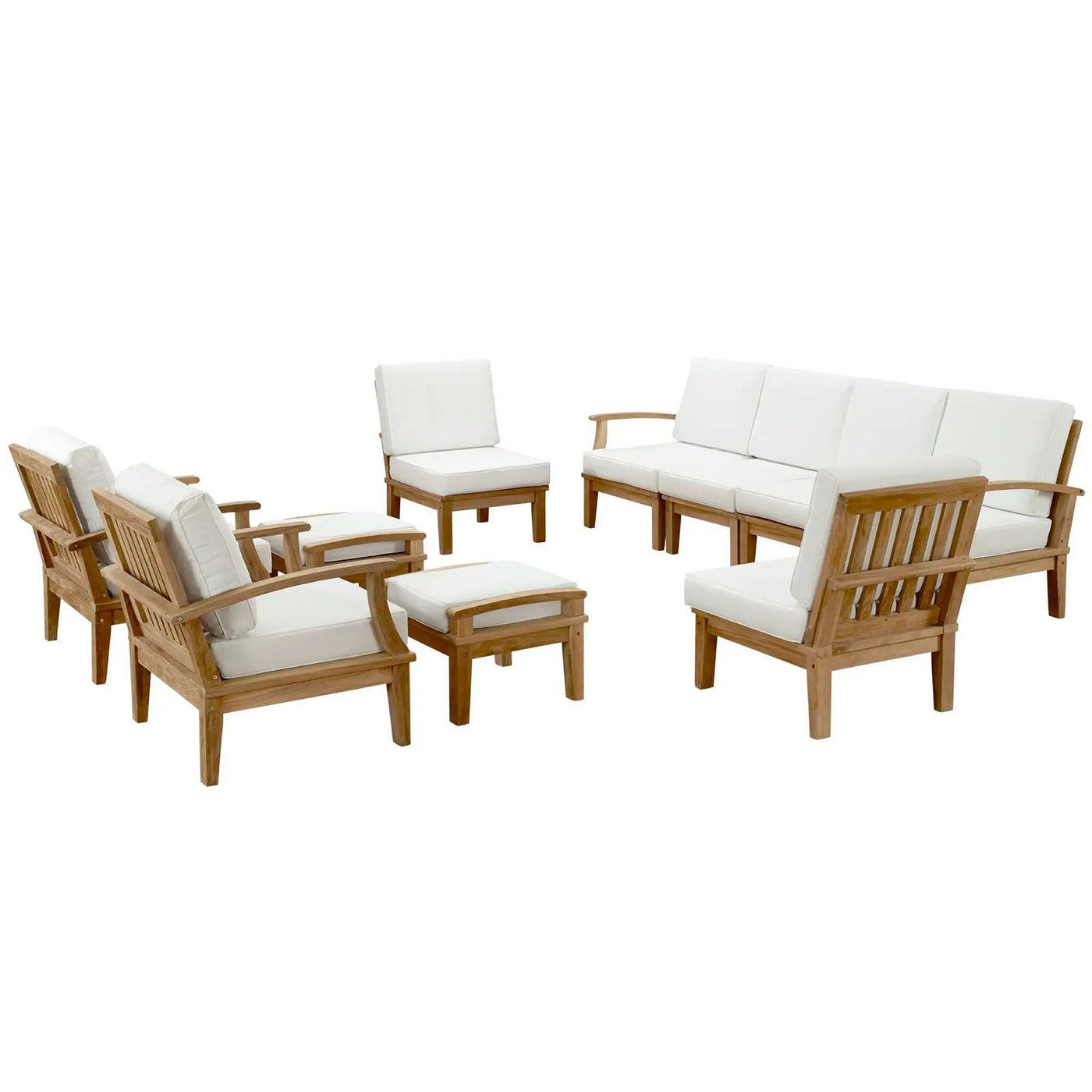 Marina 10 Piece Outdoor Patio Teak Set by Modway by HouseOfZazla
