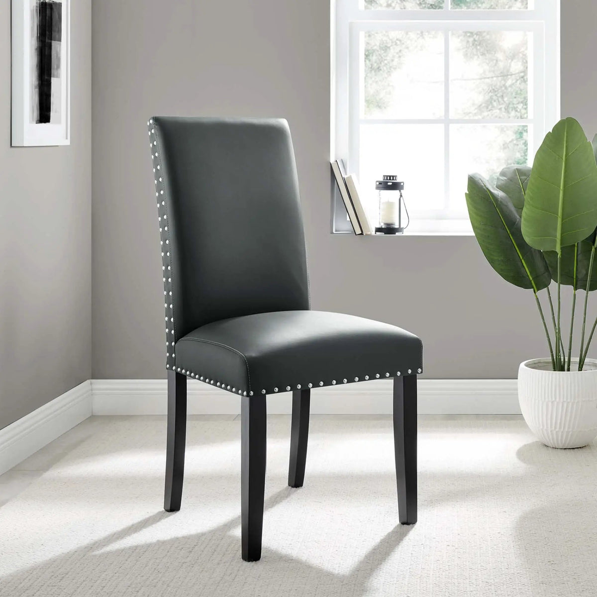 Parcel Dining Faux Leather Side Chair by Modway by HouseOfZazla