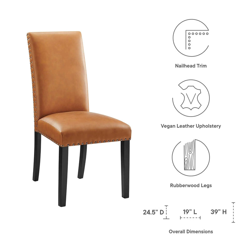 Parcel Dining Faux Leather Side Chair by Modway by HouseOfZazla