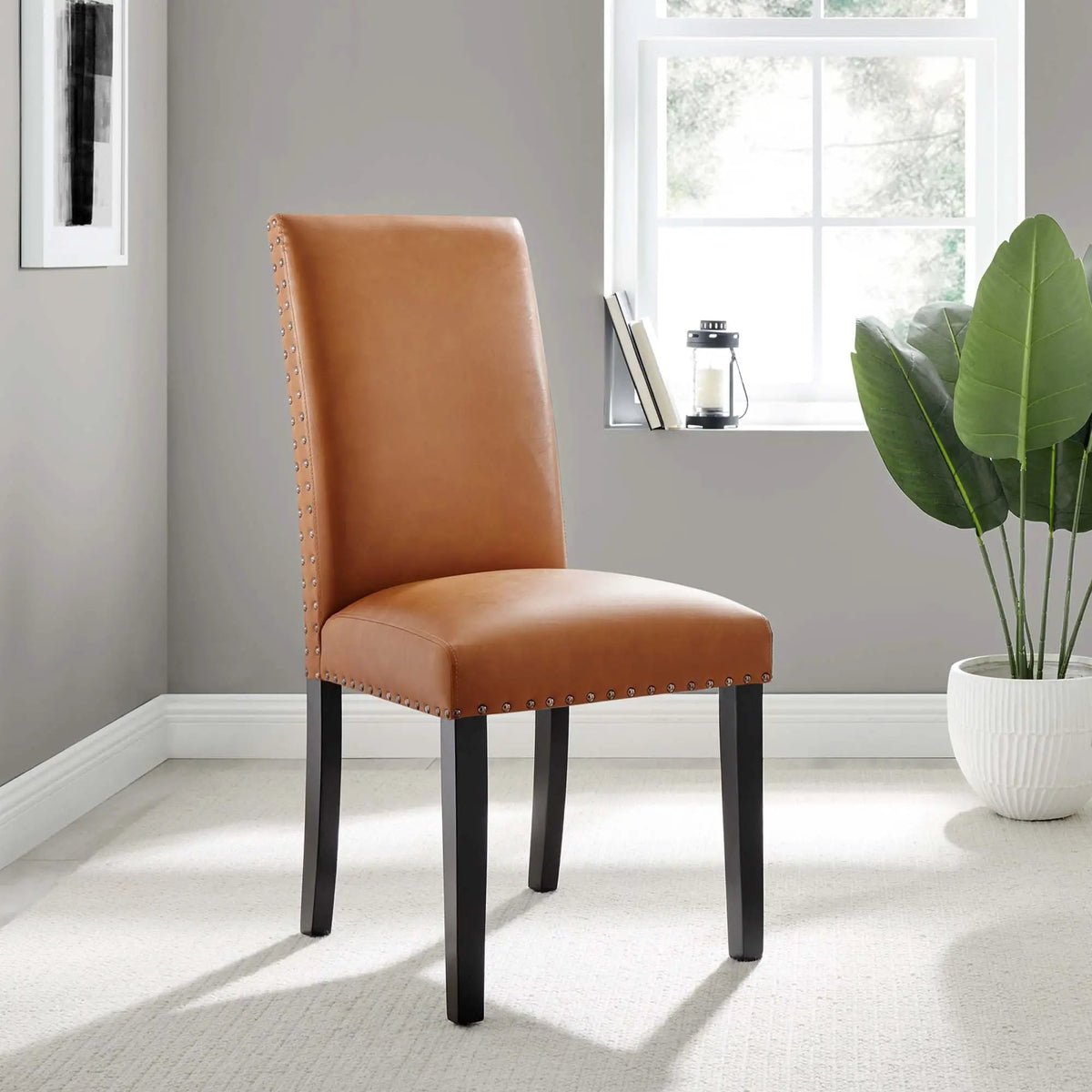 Parcel Dining Faux Leather Side Chair by Modway by HouseOfZazla