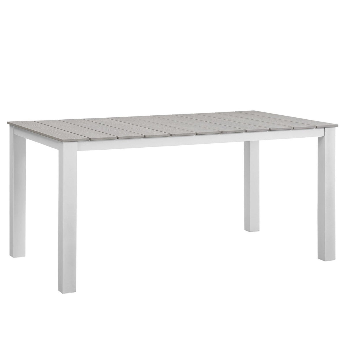 Maine 63" Outdoor Patio Dining Table by Modway, photo 4 of 6